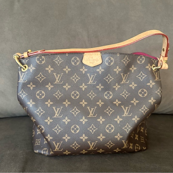 Louis Vuitton Graceful PM Monogram Shoulder Bag with Pink Interior - Picture 3 of 14